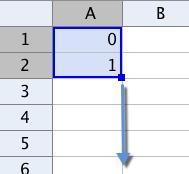 36 Kapittel 4. Regnarket I regnearket til GeoGebra er det ikke bare tekst, tall og formler som kan plasseres i de ulike cellene, men alle typer objekter fra GeoGebra. Eksempel 4.