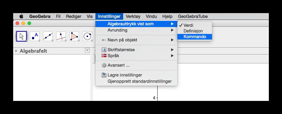 4.3 Vis formlene 45 Vi kan også dokumentere hva som er gjort i regnearket (eller andre felt) i