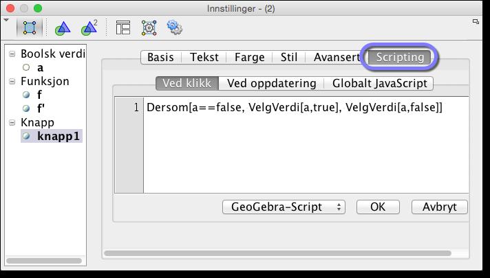 92 Kapittel 7. Verktøy for objekthandlinger Foruten alle de vanlige kommandoene vi kan bruke, fins det også en god del kommandoer som er listet under kategorien «Scripting» i «Hjelp for inntastning».