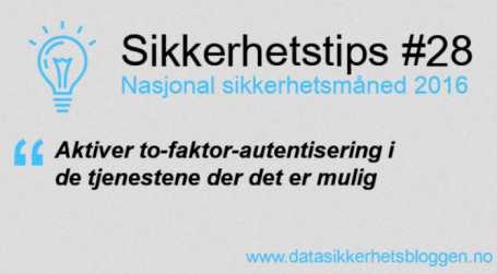 Tiltak for EMD 1. To-faktorautentiseringfor alle roller. Dvs. innlogging med passord og SMSkode 2.