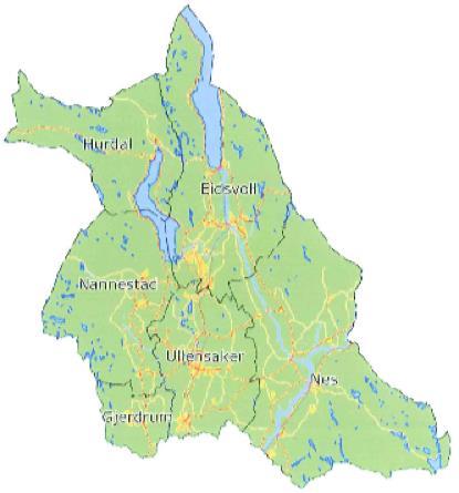 En region i betydelig vekst selv om det er forskjeller mellom kommunene Innbyggere per 1/1-2013 (SSB)