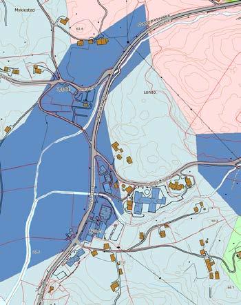 2.2 Naturgitte tilhøve 2.2.1 Ras/ skred Steinsprang, snø, sørpe og lausmasseskred frå naturleg terreng Det er ikkje registrert skredhendingar på planområdet og det ligg ikkje under aktsemdområde for