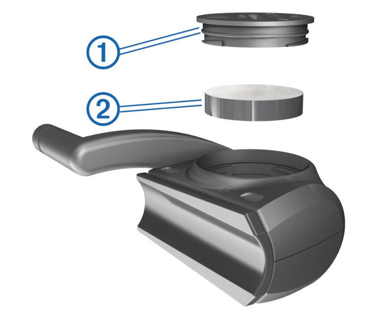 TIPS: Du kan bruke en teipbit Â eller en magnet til å fjerne batteriet fra dekselet. 4 Vent i 30 sekunder. 5 Sett inn det nye batteriet i dekselet. Pass på at du setter det inn riktig vei.