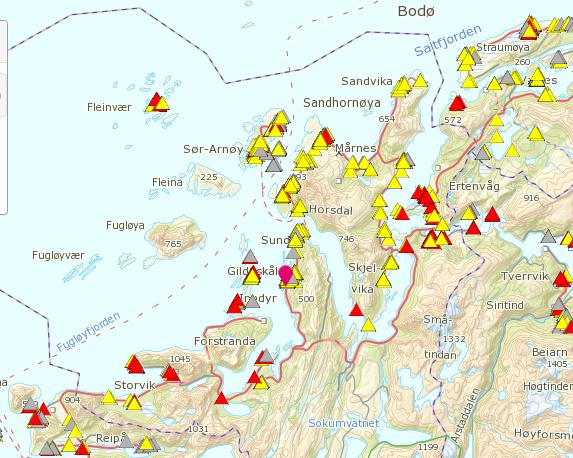 I følge liste over SEFRAKbygninger, mottatt fra Riksantikvaren, er ca. 480 bygninger i Gildeskål, deriblant flere bygninger på eiendommen Krokholmen A/S, registrert i SEFRAK.