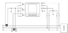 Insertion with 3 CTs Insertion with CTs and VTs (Aron) 8 + L1 - + L - + L3 -