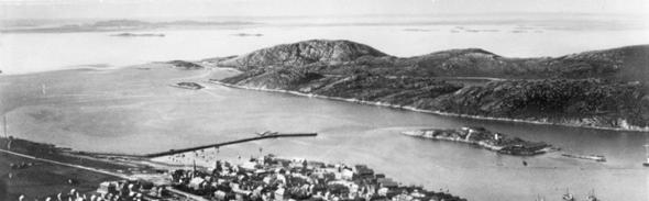 Bodø ca 1930 Før krigen fekk ein så ein