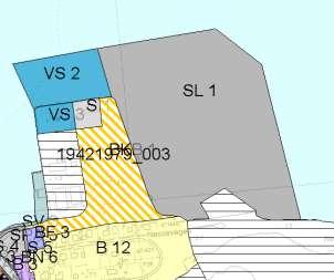 VS 2 og VS 3 Småbåthavn (6230) og BKB 1 Kombinert bebyggelse og anleggsformål (1800) Beliggenhet: Sørkjosen havn. VS 2: i sjø.