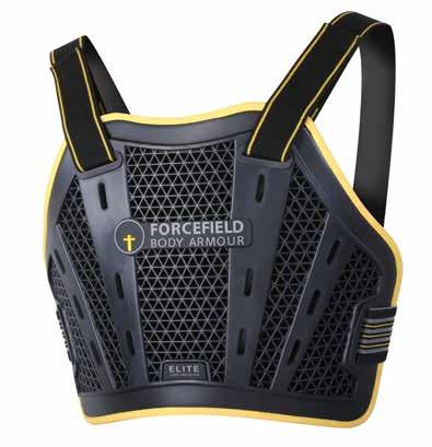 Brystbeskytter / Shorts, Forcefield ELITE 64-FF4 Elite Chest Protector. Tynn og fleksibel for maksimal komfort og beskyttelse av brystregionen.