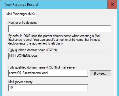 registreres/oppdateres automatisk fra andre programmer Eks: DNS-klient registrerer Host