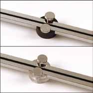 m/fester 3-308-20-3 Micro magnetskinne 2m krom m/fester 3-308-10-9