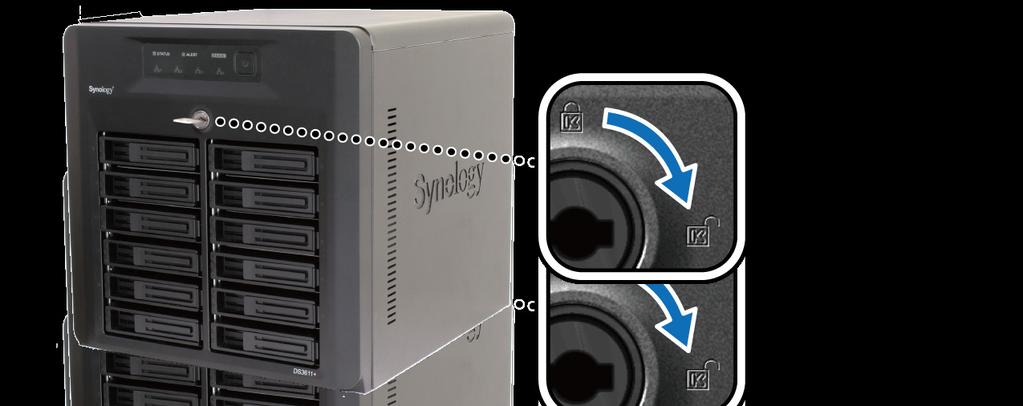 Kapittel Maskinvareoppsett Kapittel 2: 2 Verktøy og deler for harddiskinstallasjon En skrutrekker Minst én 3,5" eller 2,5" SATA-harddisk (Vennligst besøk www.synology.