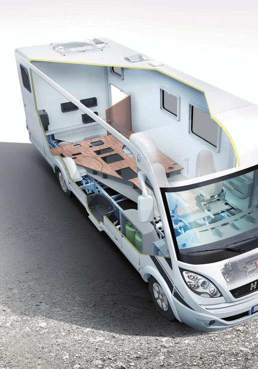 HYMER Hightech-karosseri Hver HYMER et teknisk mesterverk.