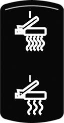 17 REGULATOR FOR STYRESKJERM (18) Panelmontert fjærregulator for innstilling av styreskjermen (19). 1. Fremover lengre kastelengde. 2. Bakover kortere kastelengde. 4.