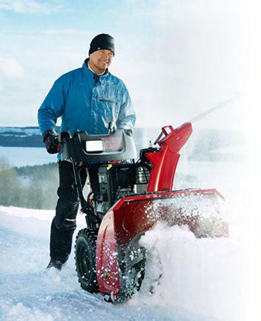 LETT Å STARTE Motorene Briggs & Stratton Snow Series er lette å starte selv i ekstrem kulde.