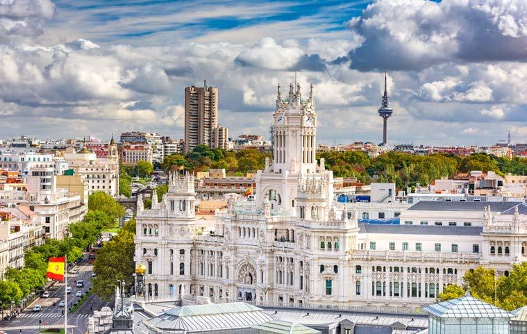 MADRID BYVANDRING I 1561 ble Madrid hovedstad i Spania, og landets storhetstid startet som følge av koloniseringen av den nye verden.