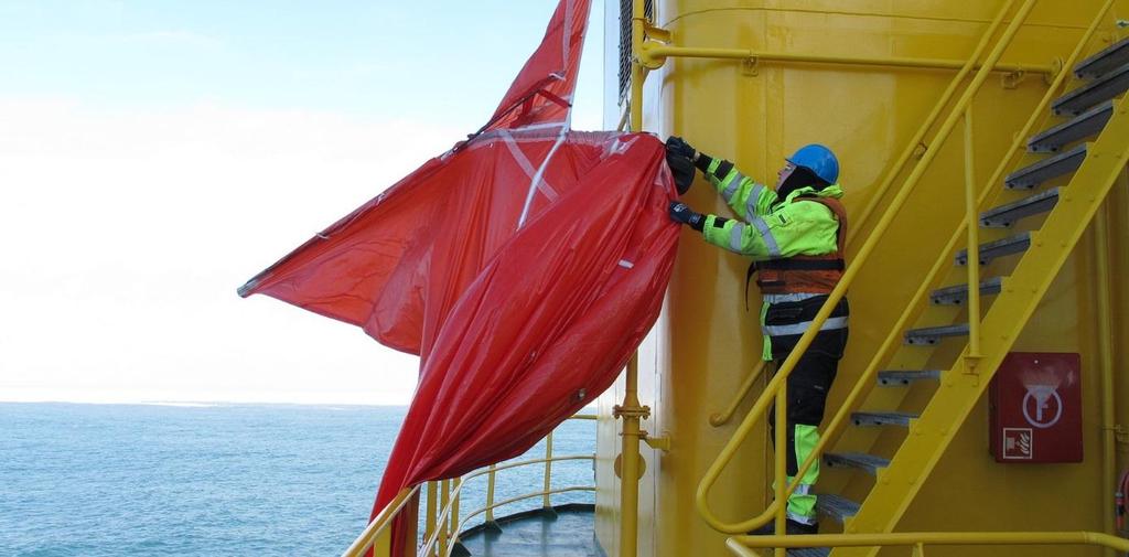 OceanEye trekkes om bord. Observasjon Vi hadde 20 minutter med stabil fjernmåling og svært gode bilder på broen til Viking Lady. I denne perioden fungerte systemet som tiltenkt.