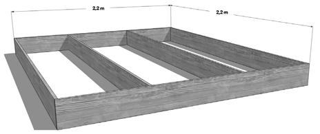 Lekestue 19 mm Fakta Netto grunnflate 2,9 m² Veggdimensjon 19 mm Takflate 5,6 m²