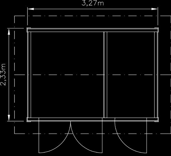 Varenr: 21923 Nobb nr: 47967814 10,1 Redskapsbod SVOLVÆR Fakta Netto grunnflate 9,9 m² Veggdimensjon 34 mm