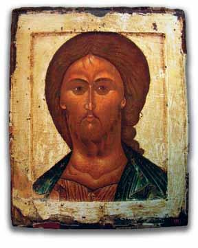 živo vrelo 2007 6 Ikona ne 'pokazuje' lik nego omogućuje susret s Likom. (Ruska ikona Krista Svevladara, 16. st.) stranjenjima koja, gledajući sliku, ne vide lik.