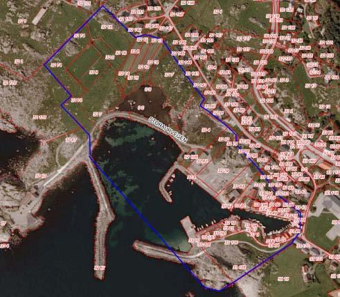 Karmøy, Skudenes, Vikra-Sandve hamn Kartblad: 1113 II Skudeneshavn UTM: KL 820-824, 657-662 Kommune: Karmøy Inventør: Anders Lundberg Dato: Undersøkt jamleg sia 1979.