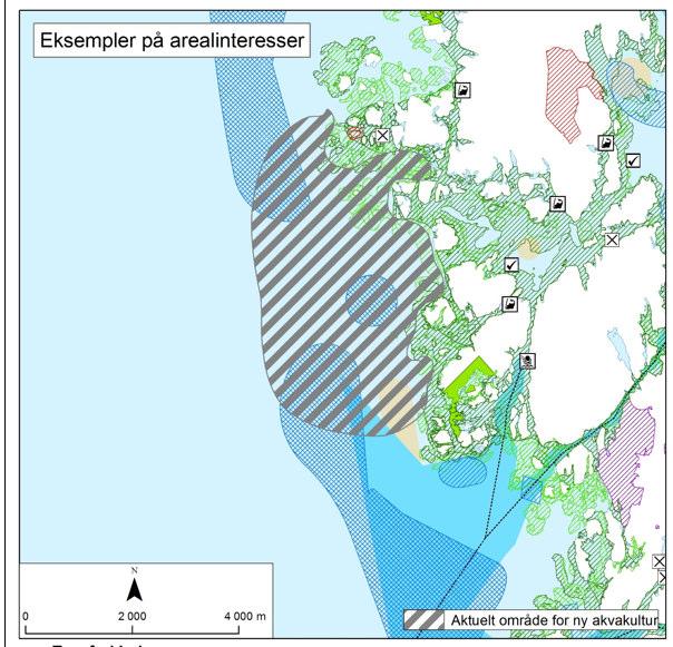 Område som er