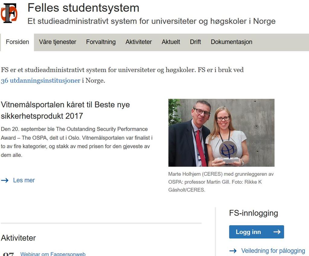 I begge tilfeller vil du komme til dette