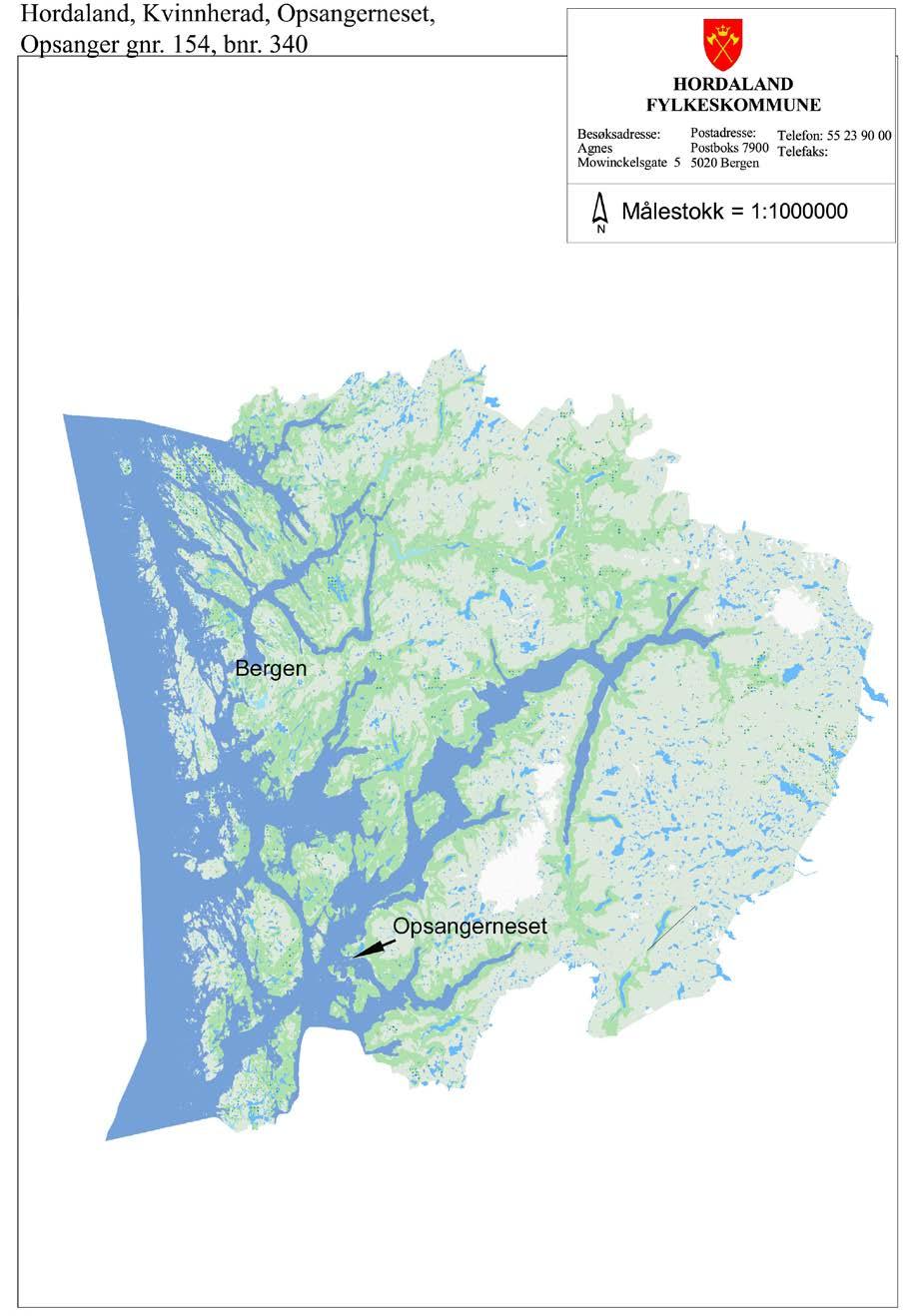 Fig. 1: Hordaland fylke