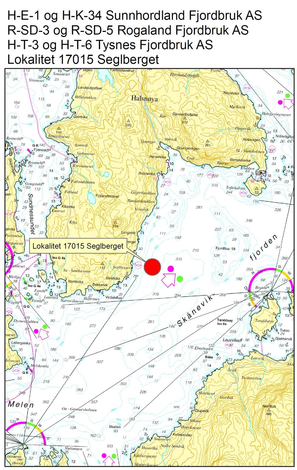 Side 5/9 H-E-1 og H-K-34 Sunnhordland Fjordbruk AS H-T-3 og H-T-6 Tysnes