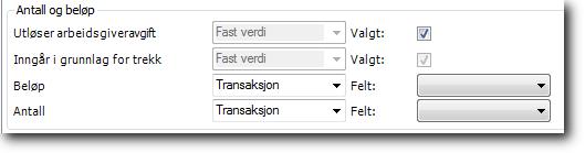 Valget Spesifikasjon nødvendig i Spesifikasjon betyr at kombinasjonen skal innrapporteres med noen av spesifikasjonsfeltene utfylt.