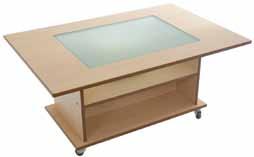 H45 M/LEKEKASSER Glassbord kan brukes som