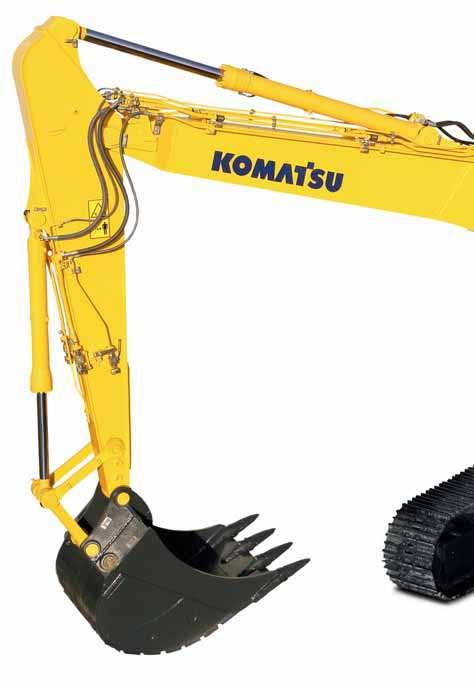 Ved første øyekast Komatsu -8 beltegravere setter nye standarder i verden for anleggsmaskiner.