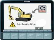 Komatsu integrert hydraulikksystem Eco-måler og tomgangsvarsling PC290-8 er en svært rask og produktiv maskin med alle viktige