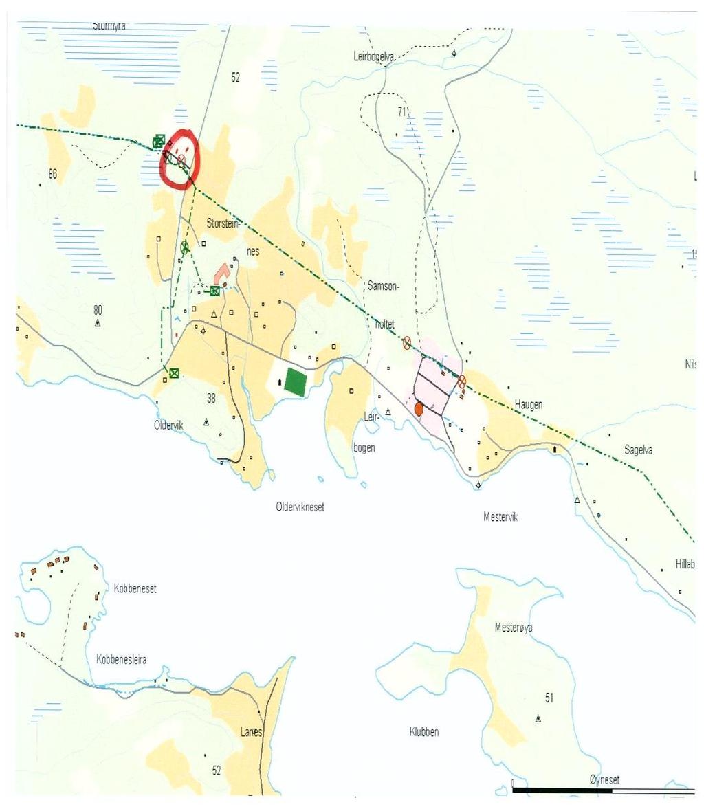 Skjøte kumme på Mestervik hvor G48