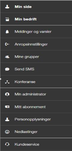 INNLOGGING / UTLOGGING - SVARGRUPPER Ved å logge seg på Mitt ice vil de sentralbordagenter, som er gitt tilgang til web-sentralbord, få tilgang til sentralbordapplikasjonen via en egen knapp.