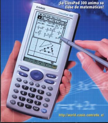 nytt NR. 1 003 9. årgang ClassPad 300 Brukervennlige muligheter gir bedre matematikkforståelse.