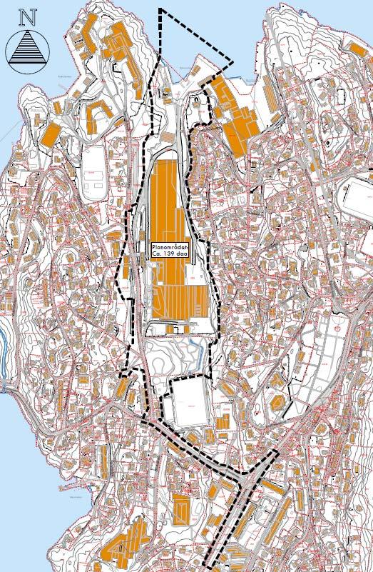 2.2 Avgrensing Planområdet grenser til boliger i øst, vest og sør, til sjø i nord og til