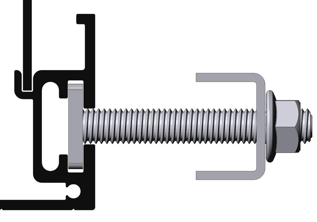 FESTER, festemateriell og montering Bolter og skinner som brukes til Innfesting i M12 skruespor Glideskinne og bolt Bolt til