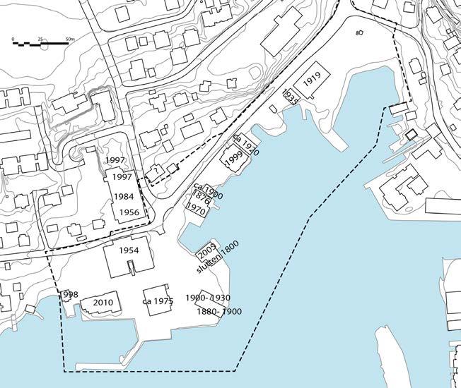 2. Bosetning Den første bosetningen i området var knyttet til gårdene Hauske, Håvardstein og Vik. I folkevandringstida var det trolig tre gårder på Hauske, minst tre på Håvardstein og fire på Vik.