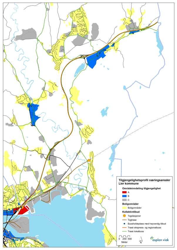 Kartlegging av tilgjengelighetsprofil for næringsområder i