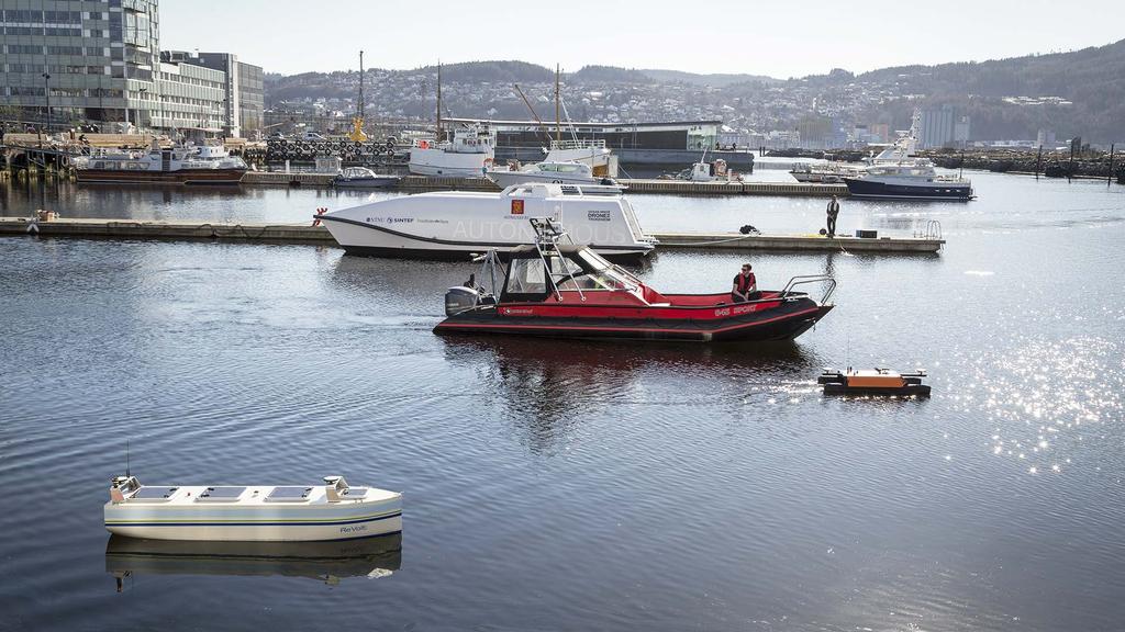 Testområde for autonome skip i