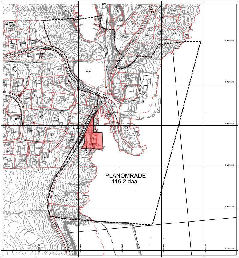 7-2 UP Vindenes (26-180,del) Byggeområde for
