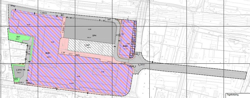 Hensynet til omkringliggende planer Reguleringsplan for Sundland I planen blir en utvidelse av Sundlandveien mellom Arboalléen og Vintergata regulert Kommunedelplan for IC En sone av felt BKB2 mot