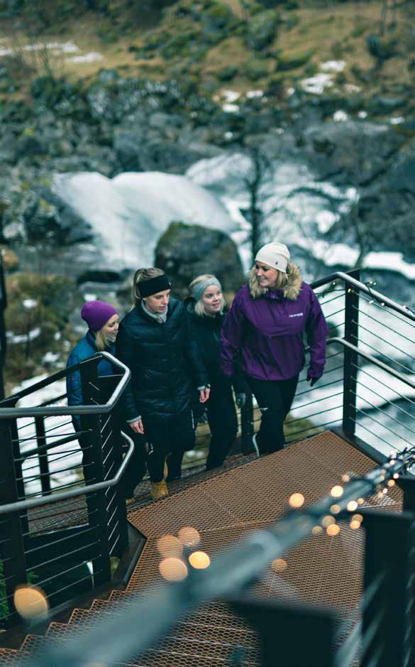 I bufféen finn du alt frå tradisjonelle fiskeretter og