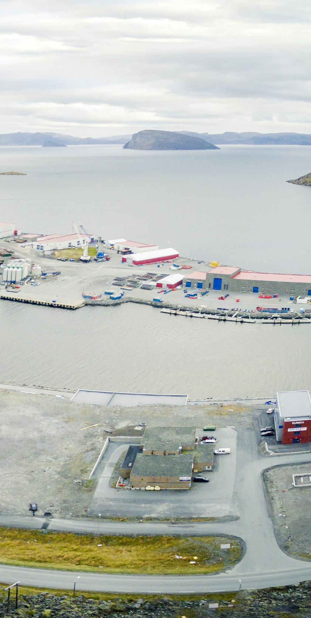 3 HAMMERFESTTERMINALEN gir mulighet for å løse logistikkbehov for en region i vekst. En forbedret og unik inngangsport til Hammerfest.