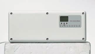 Masteren har utganger til blandeventiler med 24 V forsyningsspenning og 0-10 V reguleringssignal.