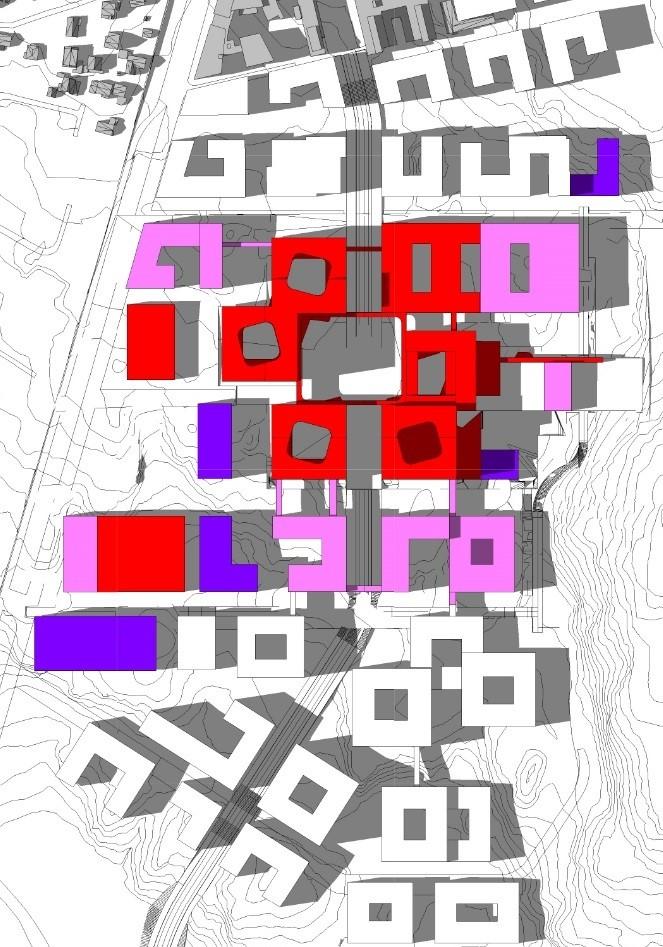 Sykehusparken, Park22, har gode solforhold på alle analysetidspunktene. Figur 10 Vårjevndøgn kl 15 St.