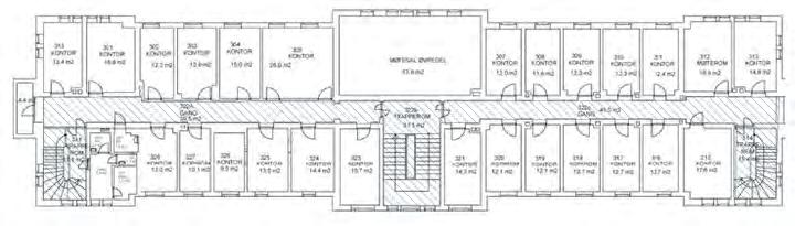 Opphavsrett: Statsbygg. Plantegning loft.