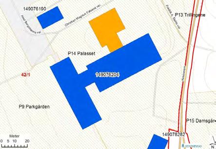 BYGNING 4814 Meieribygningen Bygnings- og eiendomsdata Ansvarssted/etat: GAB nr: 149076204 Gnr/bnr: 42/1 Oppført: 1949-1953 Byggherre: Arkitekt: Opprinnelig funksjon: Nåværende funksjon: Bygningsart: