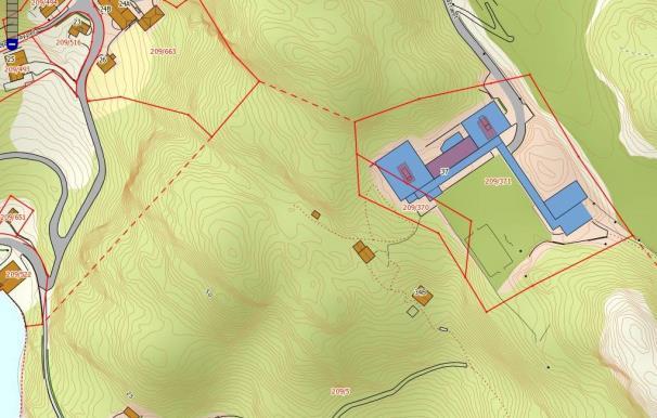 Planbeskrivelse 21 Figur 18. Kartutsnittet ovenfor viser resultat av søk i Naturbasen. 5.