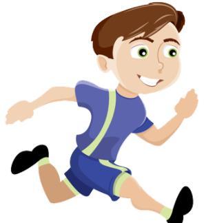 I løpsøvingar kan elevane vere med på å måle opp distansen sjølve, for eksempel 60 m.